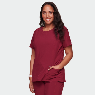 Scrub top INFINITY CKE2624A - Wine color