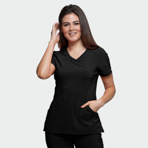 Scrub top INFINITY CKE2625A - Black color
