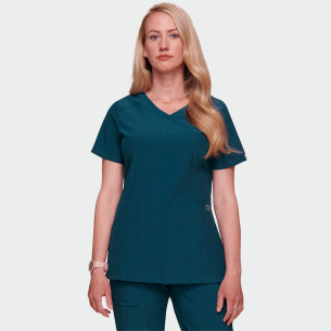 Scrub top INFINITY CKE2625A - Caribbean Blue color