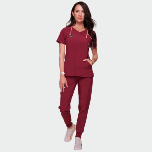 Scrub top INFINITY CKE2625A - Wine color 2
