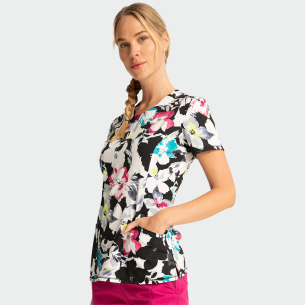 Scrub top INFINITY CK609 - print Inky Garden