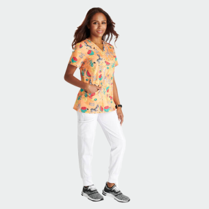 Scrub top CK671 - print You're The Zest! 2