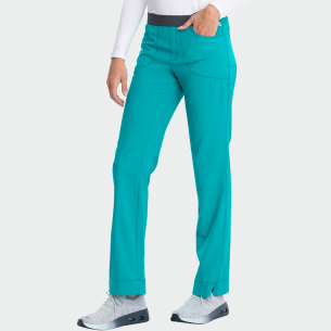 Scrub trousers INFINITY CKE1124A - Teal color