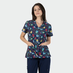 Scrub top ISABELLA - print Cup Cake 2