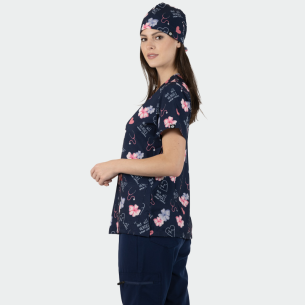 Scrub top ISABELLA - print Heroes 2