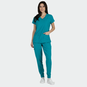 Scrub top JULIA - Teal color 2