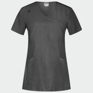 Scrub top JUSTINA - Heather Grey color