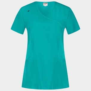 Scrub top JUSTINA - Teal color