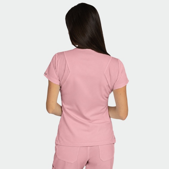 Scrub top JUSTINA - Mauve color