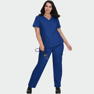 Scrub top BECCA TOP 373 - Galaxy Blue color 2
