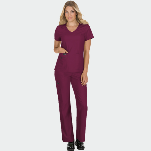 Scrub top BECCA TOP 373 - Wine_x000D_ color 2
