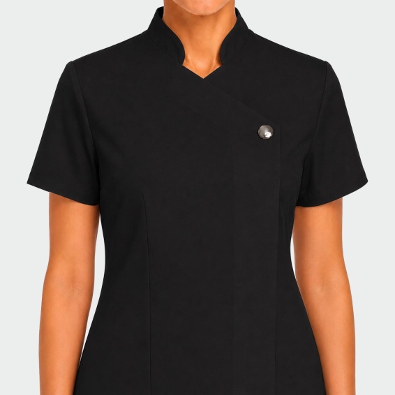 Scrub top MARCELLA - Black color