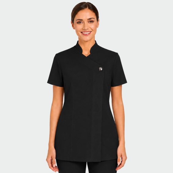 Scrub top MARCELLA - Black color