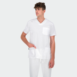 Scrub top MARCO - White color 2