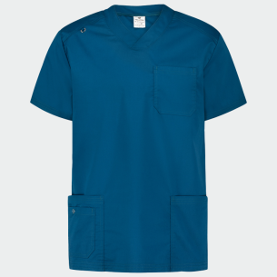 Scrub top MARCO - Caribbean Blue color