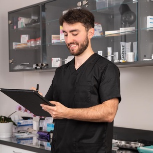 Scrub top MARCO - Black color 2