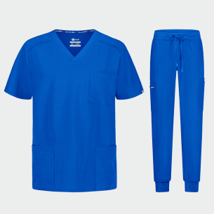 Scrub set MATTEO - Royal Blue color