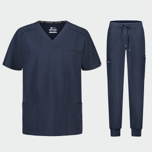 Scrub set MATTEO - Charcoal color