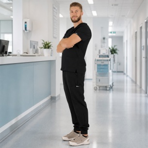 Scrub set MATTEO - Black color 2