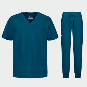 Scrub set MATTEO - Caribbean Green color