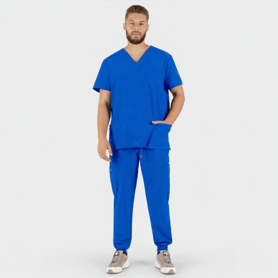Scrub set MATTEO - Royal Blue color