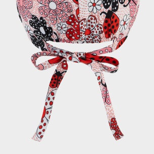Медицинска шапка MODENA - принт The Ladybug Garden 2