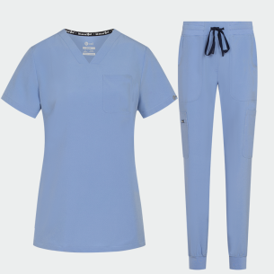 Scrub set NAOMI - Medical Blue color