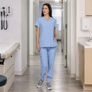 Scrub set NAOMI - Medical Blue color 2