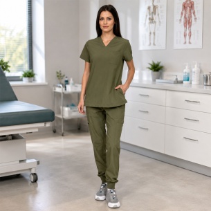 Scrub set NAOMI - Olive color 2