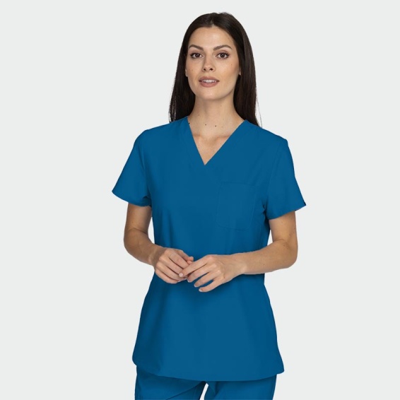 Scrub set NAOMI - Caribbean Blue color