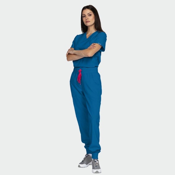 Scrub set NAOMI - Caribbean Blue color