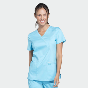 Scrub top REVOLUTION WWE610 - Turquoise color