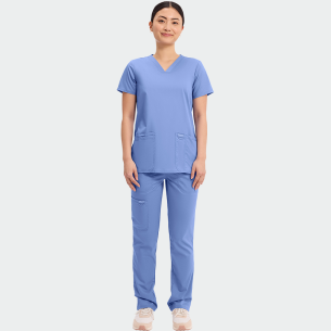 Scrub top REVOLUTION WWE620 - Light Blue color 2