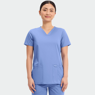 Scrub top REVOLUTION WWE620 - Light Blue color