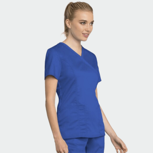 Scrub top REVOLUTION WWE775AB - Royal Blue color 2