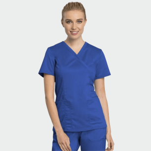 Scrub top REVOLUTION WWE775AB - Royal Blue color
