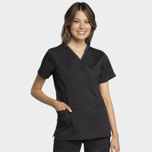Scrub top REVOLUTION WWE775AB - Black color 2