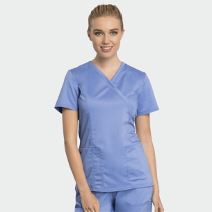 Scrub top REVOLUTION WWE775AB - Light Blue color