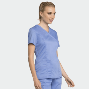 Scrub top REVOLUTION WWE775AB - Light Blue color 2