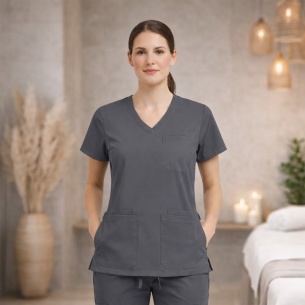 Scrub top TP3002 - Grey color 2