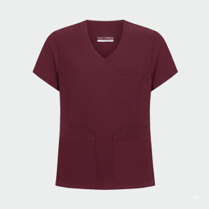 Scrub top TP3002 - Wine color