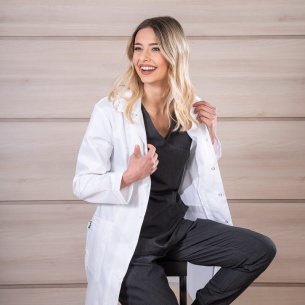 Medical coat VALERIA - White color 2