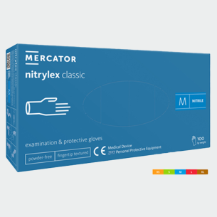 Disposable nitrile gloves NITRYLEX - Blue color