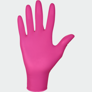 Disposable nitrile gloves NITRYLEX - Magenta color 2