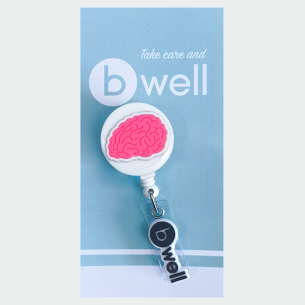 Държач за бадж BADGE - принт Brain