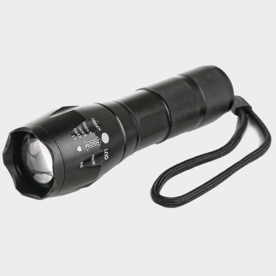 Flashlight LED light 3 W - Black color