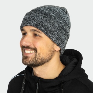 Winter hat GLAZE - Heather Grey color 2