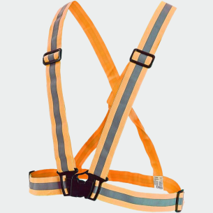 High visible braces VIZWELL CROSS - Orange color