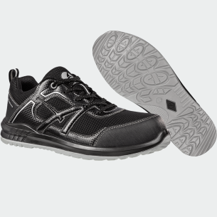 Low work shoes with a toe cap RIDER LOW S1P ESD - Black color 2