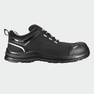 Low work shoes with a toe cap DEFENDER S3S - Black color
